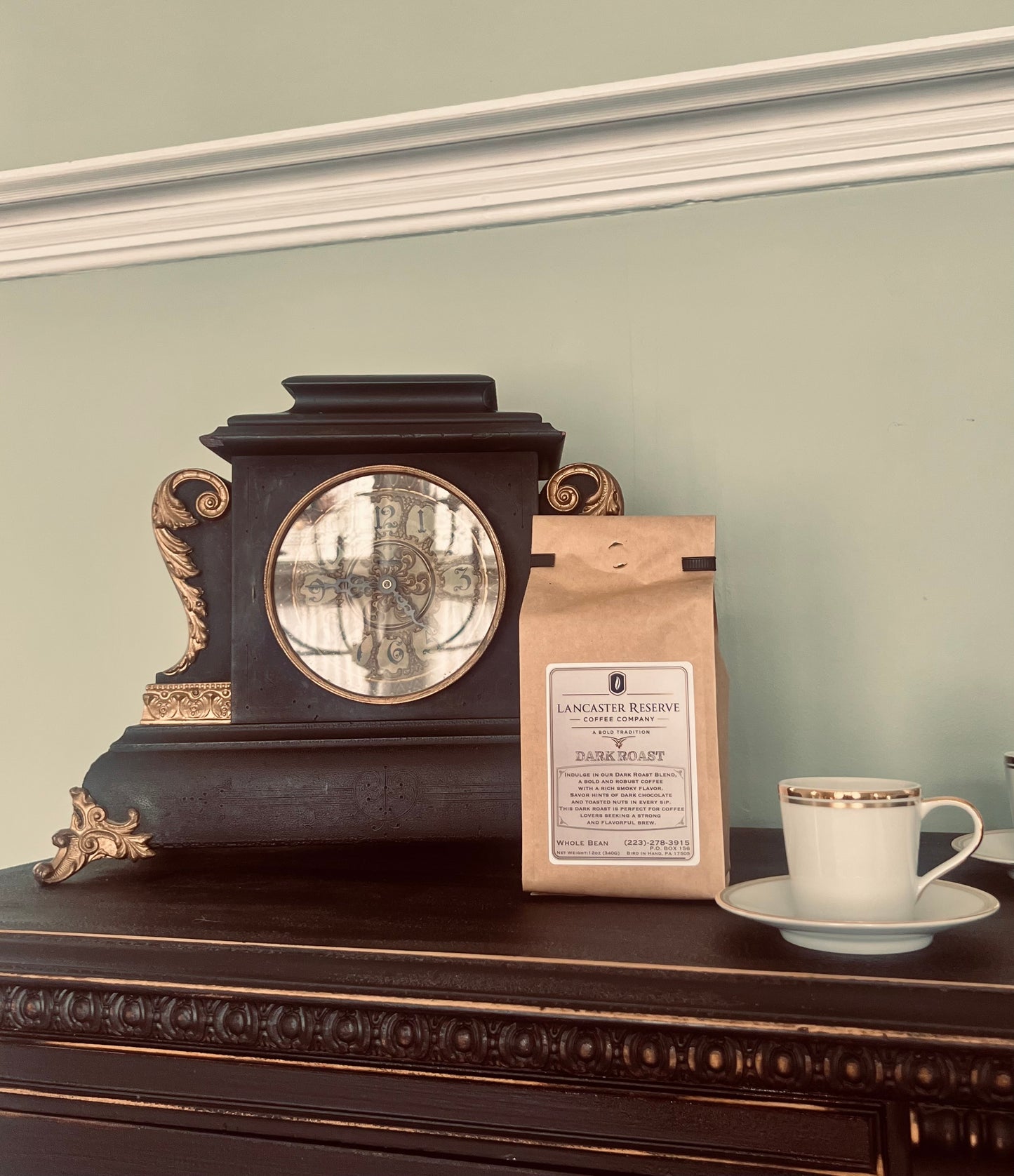 Lancaster Reserve Dark Roast Whole Bean Coffee, 12oz