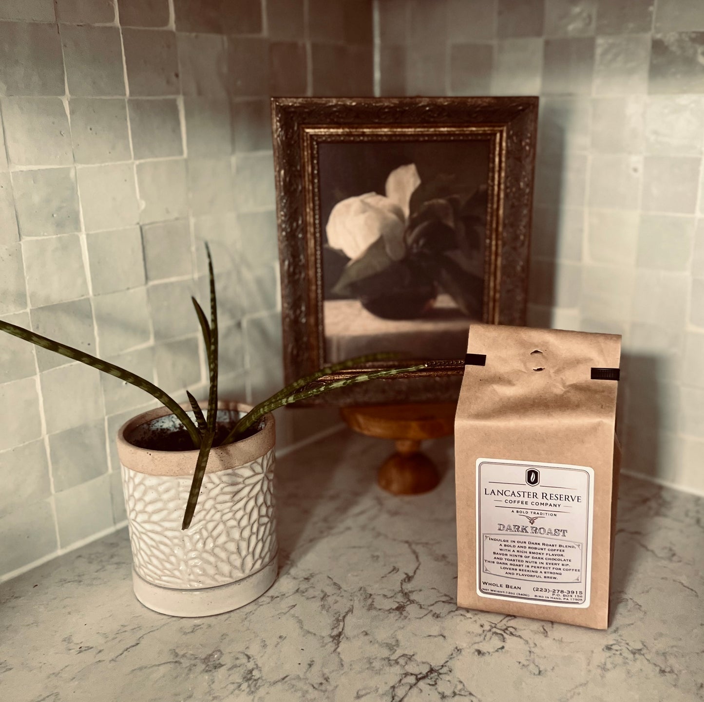 Lancaster Reserve Dark Roast Whole Bean Coffee, 12oz